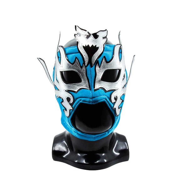 Máscara Lucha Libre AAA La Hiedra Azul-Plata MAS-A-005