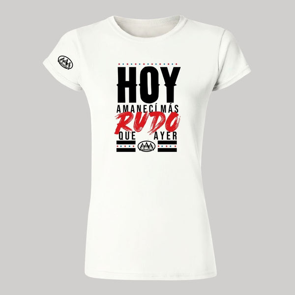 Playera Mujer Lucha Libre AAA Amanecí Más Rudo