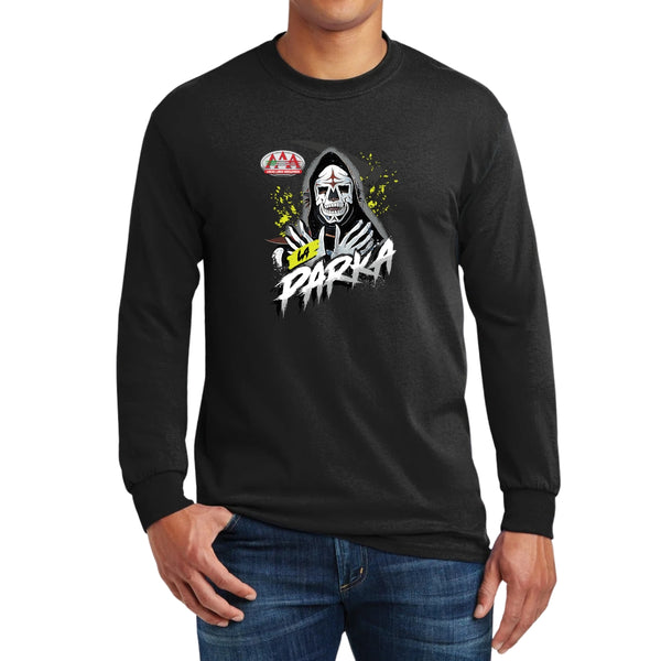 Playera Deportiva M Larga Hombre Lucha Libre AAA La Parka