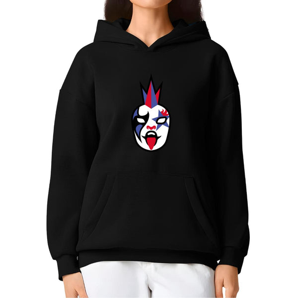 Sudadera Mujer Hoodie Pro Dry Lucha Libre AAA Psycho Clown Emoji