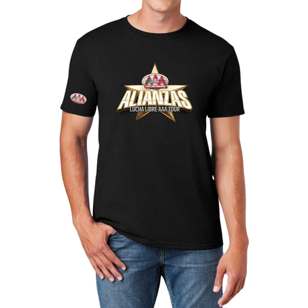 Playera Hombre Lucha Libre AAA Alianzas