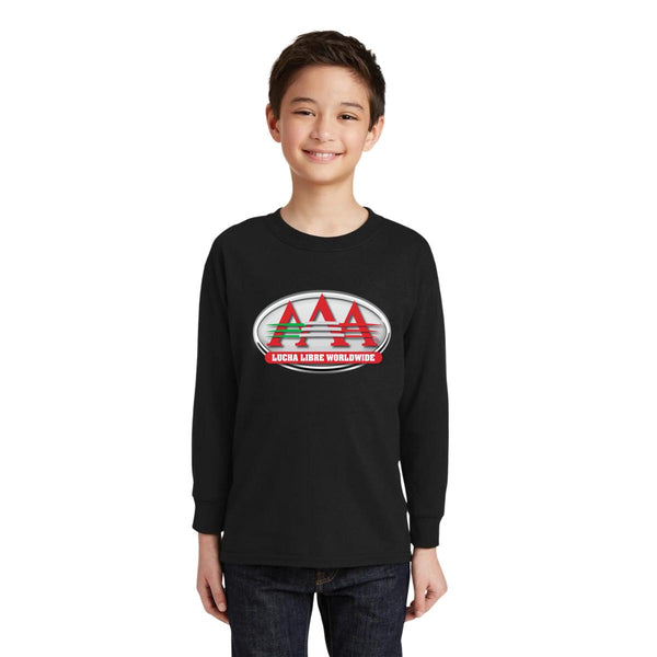 Playera M Larga Niños Lucha Libre AAA Estilo AAA