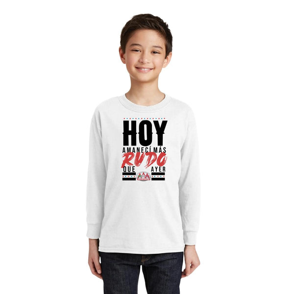Playera M Larga Niños Lucha Libre AAA Amanecí Más Rudo