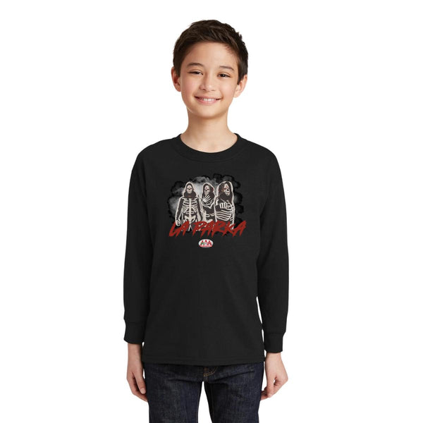 Playera M Larga Niños Lucha Libre AAA La Parka Luchador