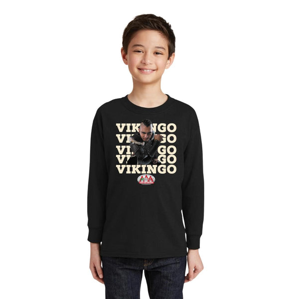 Playera M Larga Niños Lucha Libre AAA Hijo del Vikingo