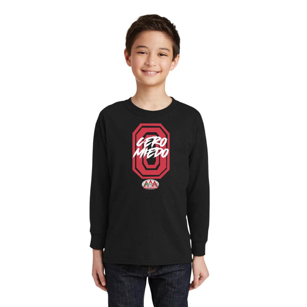 Playera M Larga Niños Lucha Libre AAA Pentagón Jr 0 Miedo