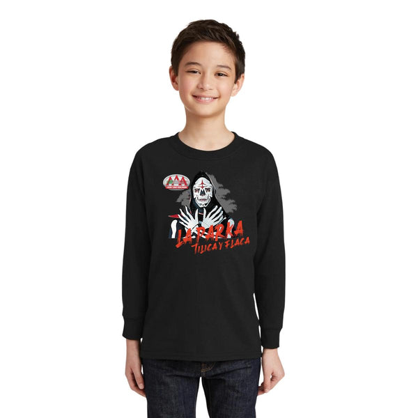 Playera M Larga Niños Lucha Libre AAA La Parka Tilica y Flaca