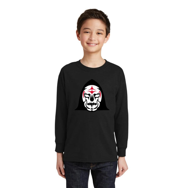 Playera M Larga Niños Lucha Libre AAA La Parka Emoji